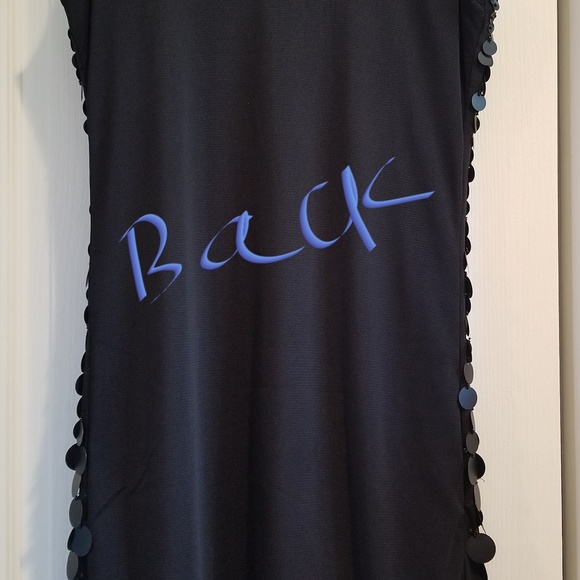 Designer Black Dress - Picture 5 of 5